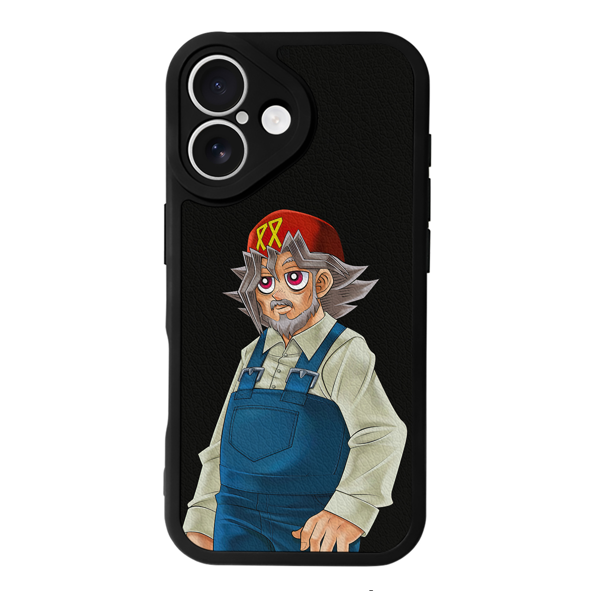 遊☆戯☆王 Yu-Gi-Oh! 【iPhone 16シリーズ対応】シリコンスマホケース（レザー調） 材質：シリコン